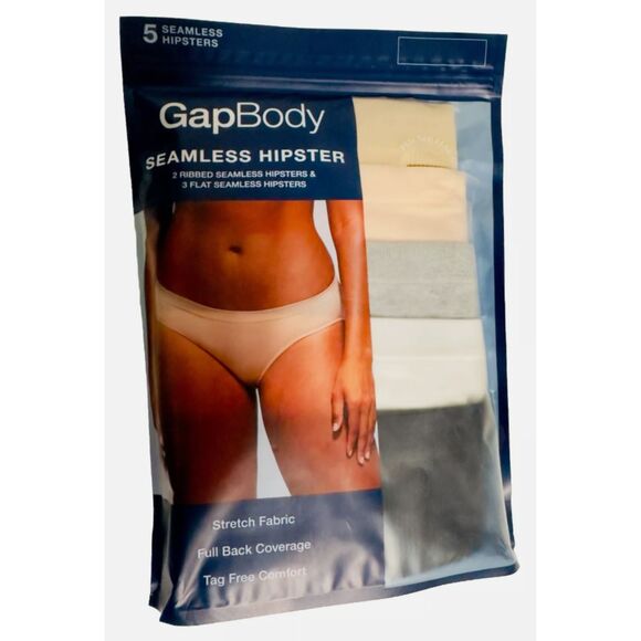 GapBody Women's 5-Pack Seamless Hipster Sz XL - Picture 1 of 7